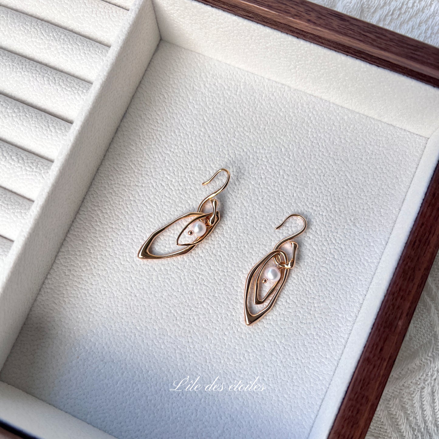 Boucles d'oreilles en perles