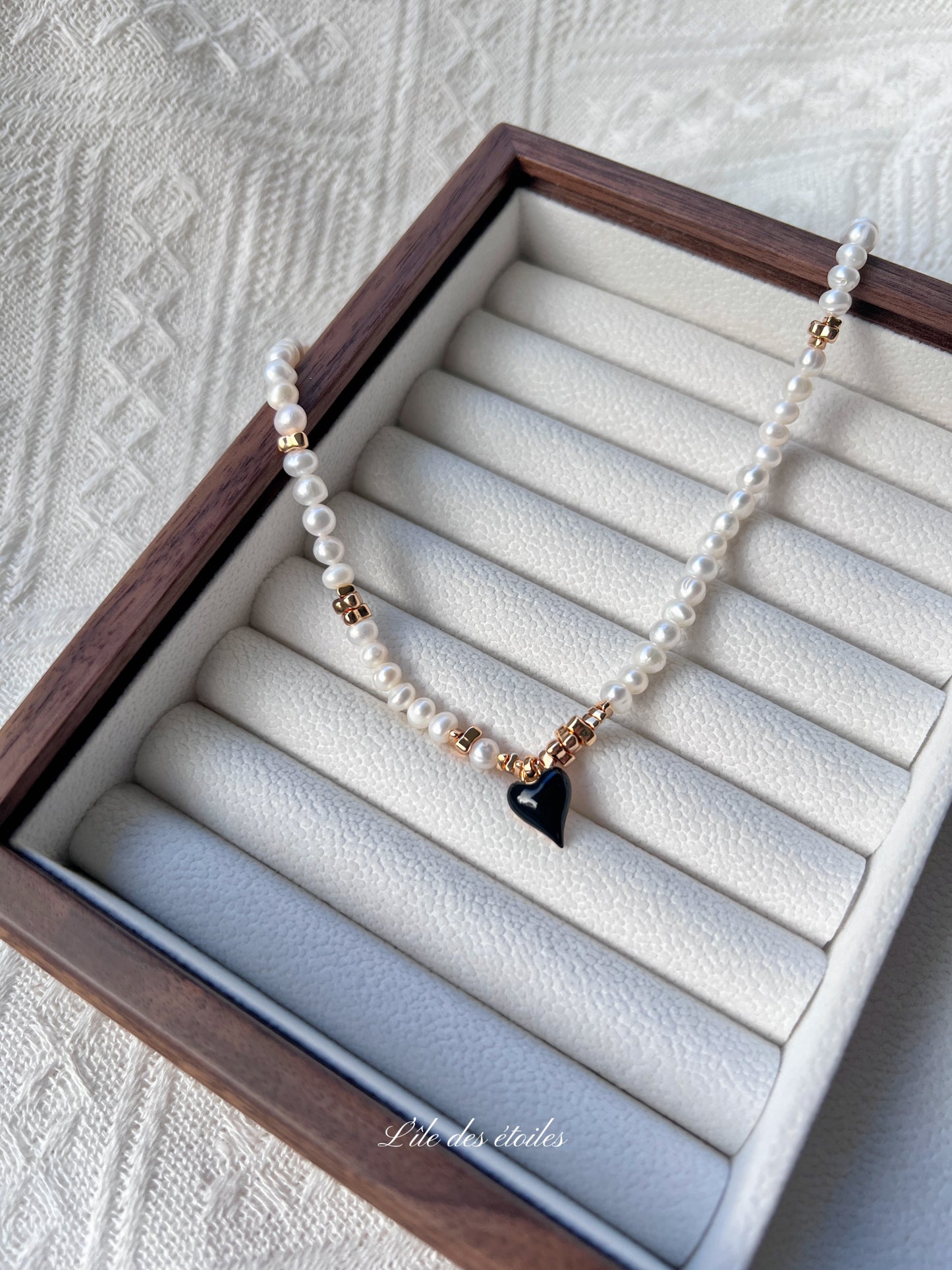 Parure collier et bracelet Alice