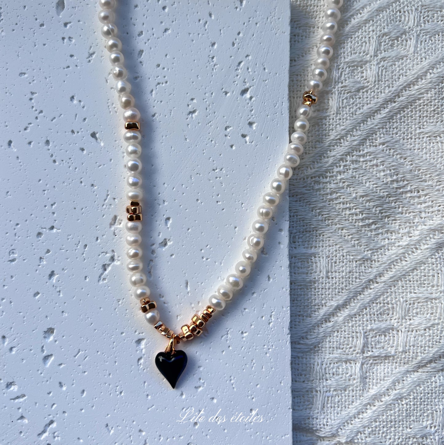 Parure collier et bracelet Alice