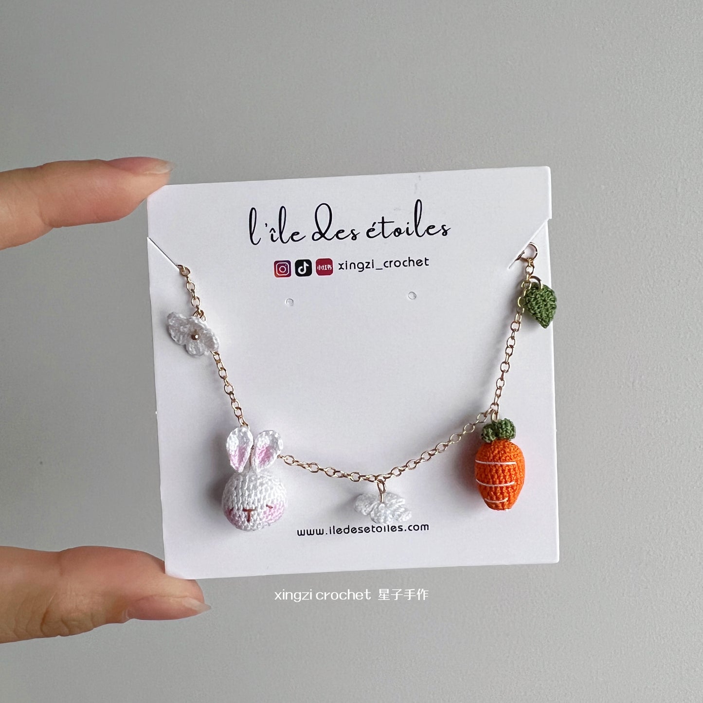 Boucles d'oreilles et bracelets de la collection Animal / Baleine, lapin, chat et panda