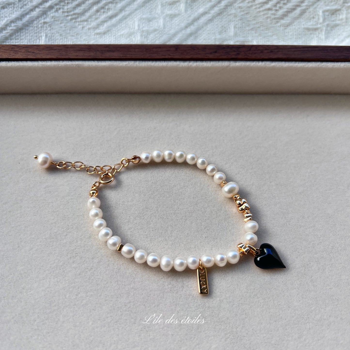 Parure collier et bracelet Alice