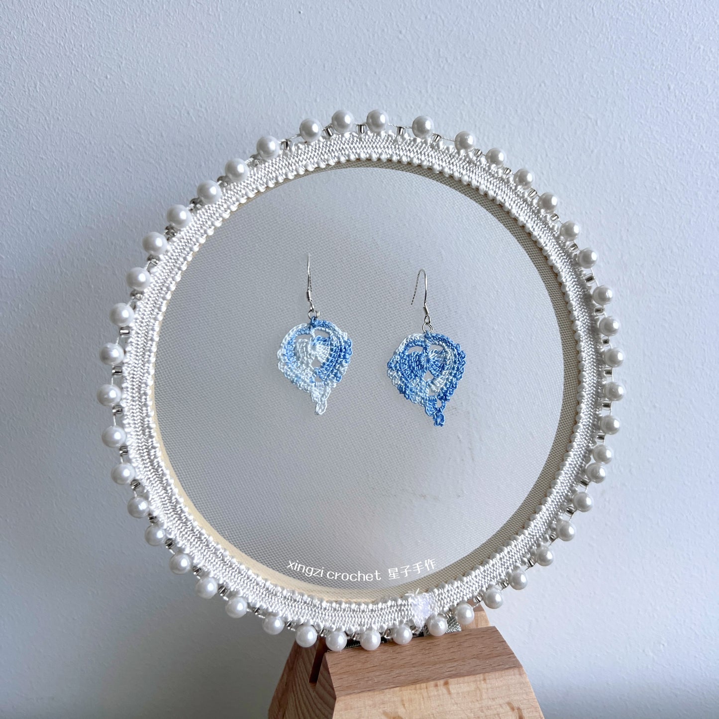 Boucles d'oreilles micro crochet en différents motifs