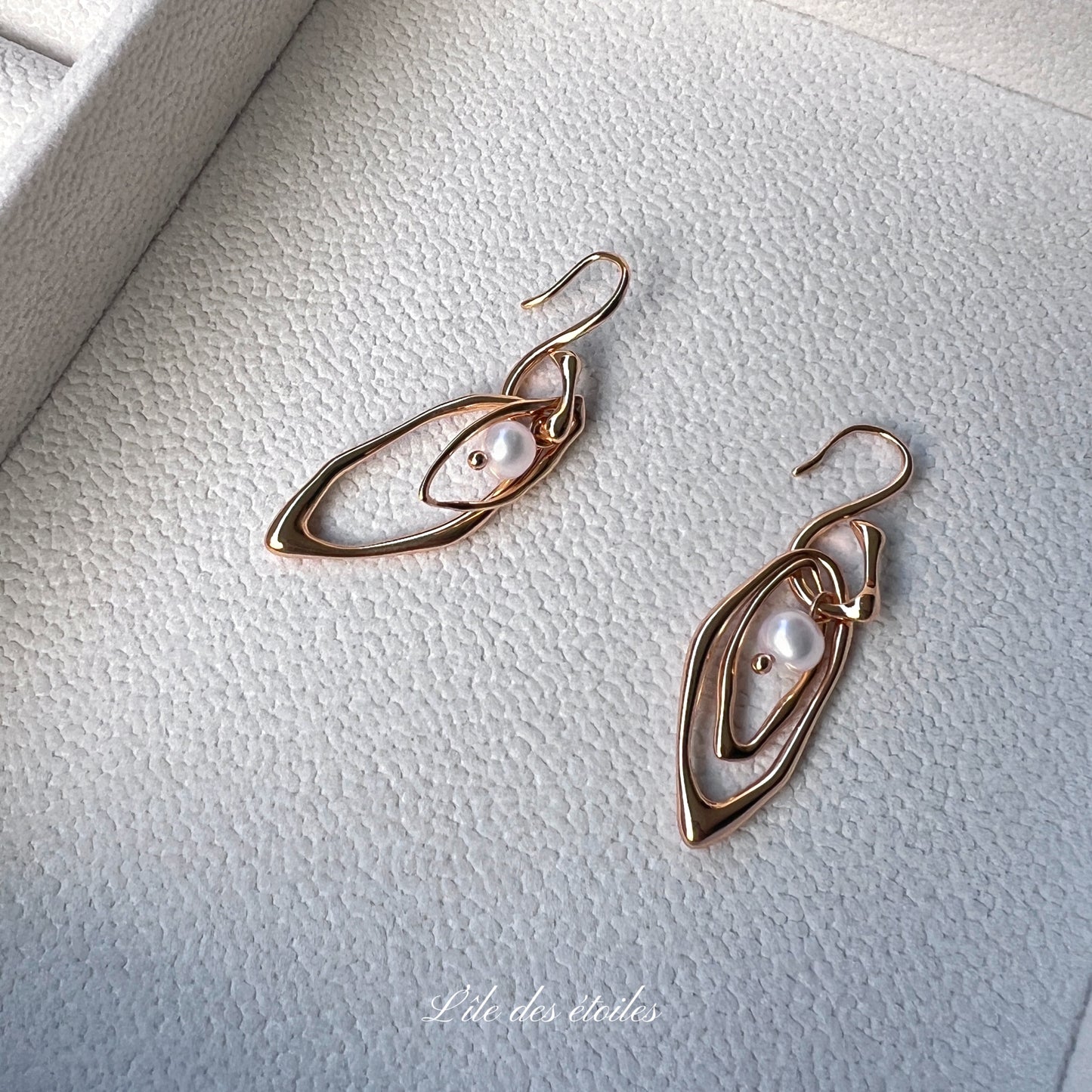 Boucles d'oreilles en perles