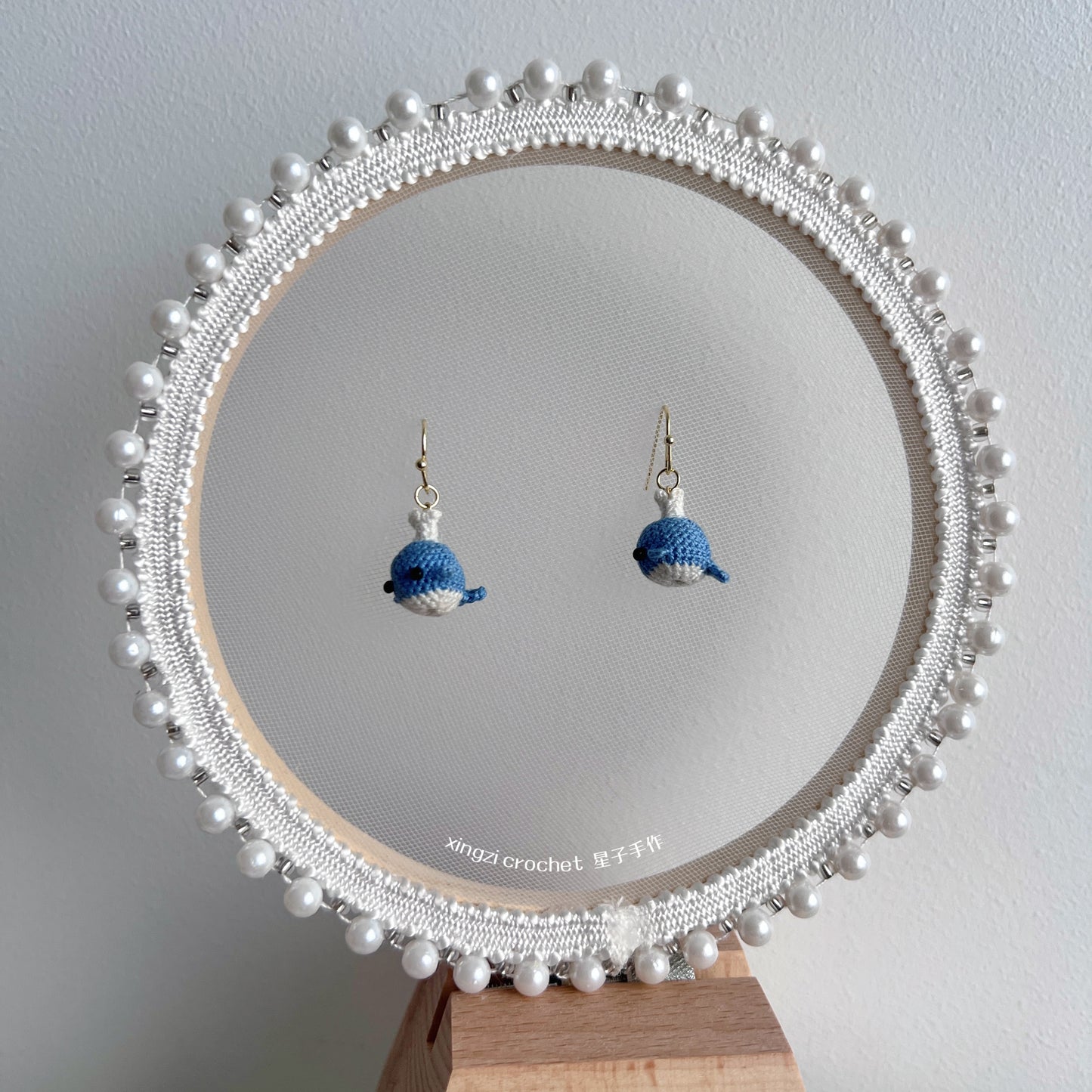 Boucles d'oreilles et bracelets de la collection Animal / Baleine, lapin, chat et panda