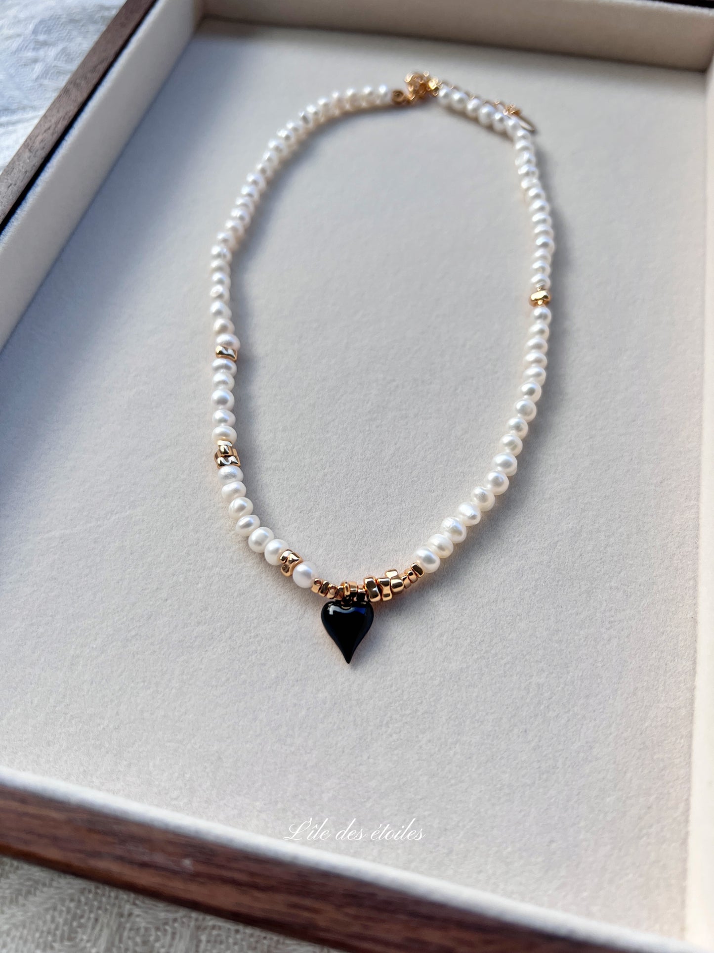 Parure collier et bracelet Alice