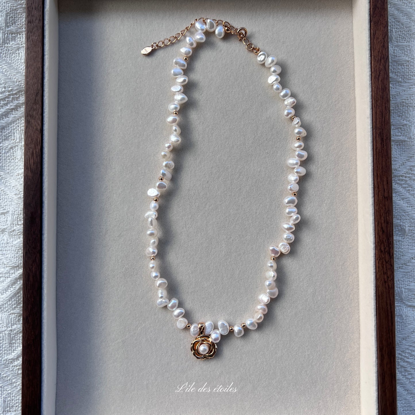 Collier de perles Camélia