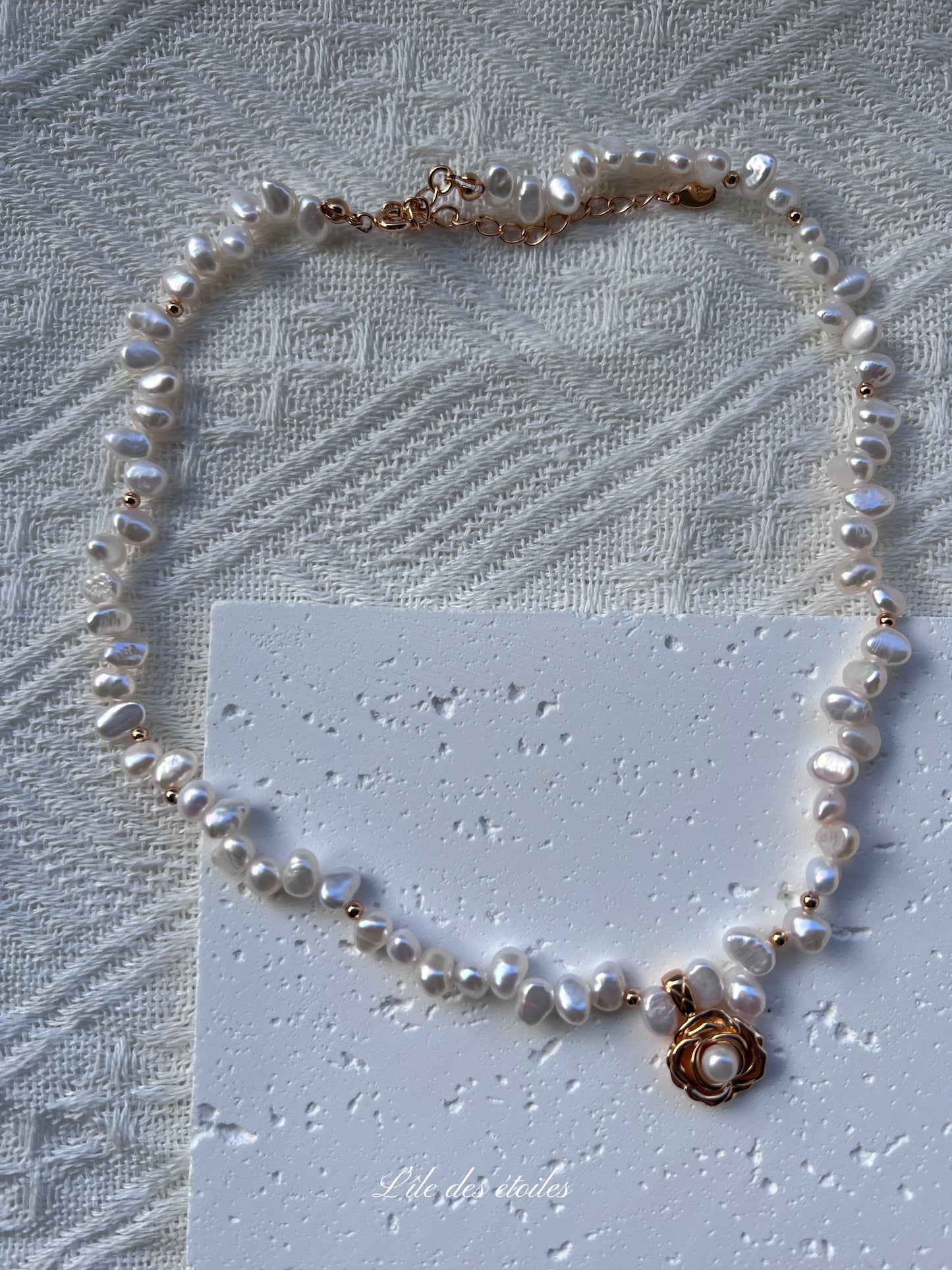 Collier de perles Camélia