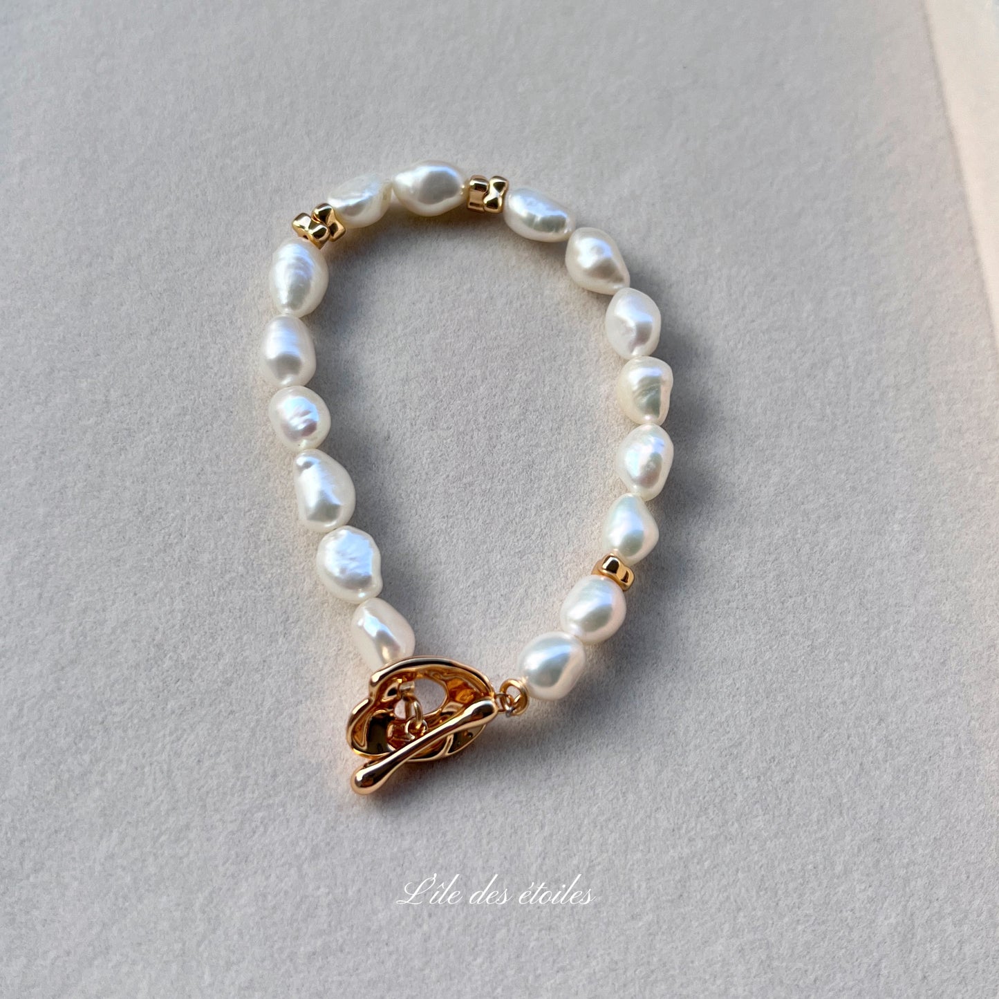 Bracelet en baroques perles Chloé